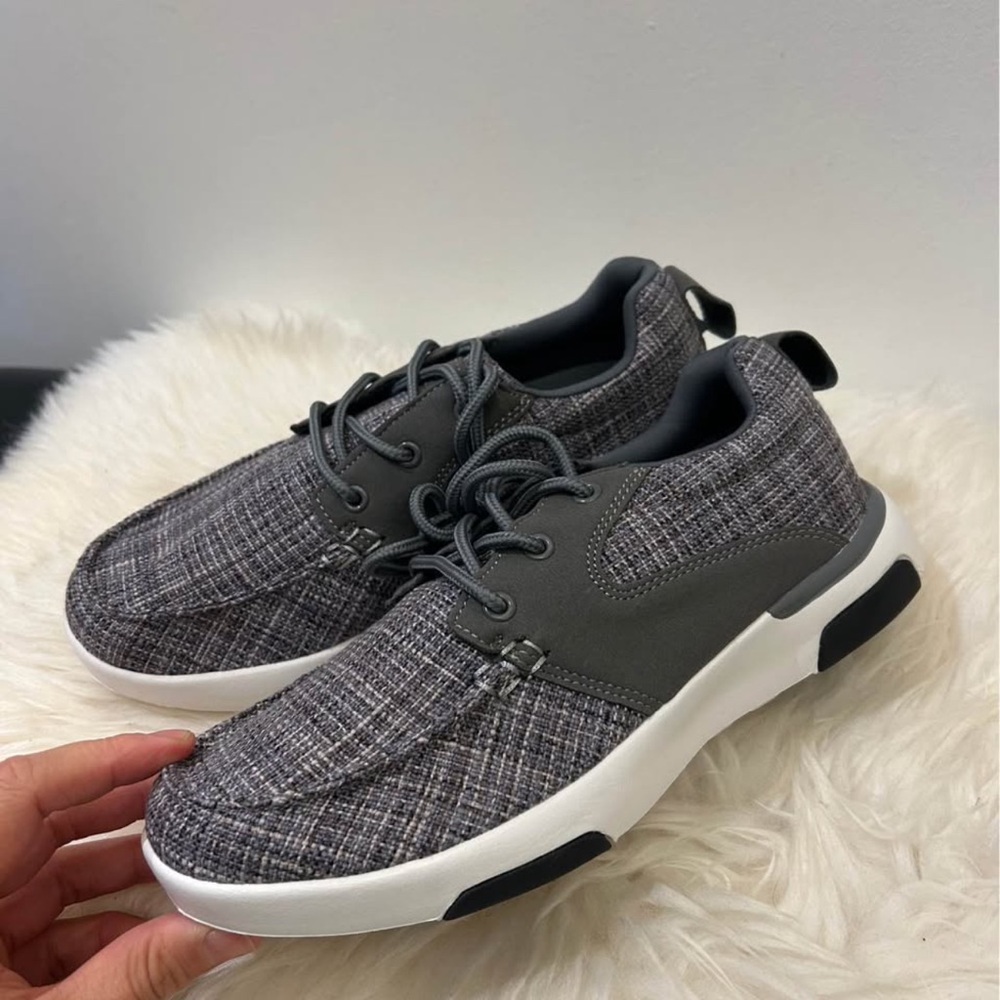 Orthocomfoot Women's Gray Sneakers - Picture 4 of 7